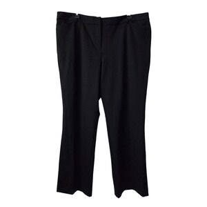 Liz Claiborne Emma Flare Leg Pants Stretch Size 24W Black NWT $59